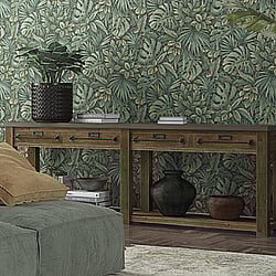 Galerie Wallcoverings Product Code: 33304 - Eden Wallpaper Collection Galerie Wallcoverings Product Code 33304 - Eden Wallpaper Collection - Jungle Leaves Design