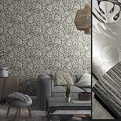 Galerie Wallcoverings Product Code: 33305 - Eden Wallpaper Collection Galerie Wallcoverings Product Code 33305 - Eden Wallpaper Collection - Jungle Leaves Design