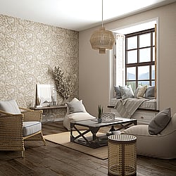 Galerie Wallcoverings Product Code: 33307 - Eden Wallpaper Collection Galerie Wallcoverings Product Code 33307 - Eden Wallpaper Collection - Jungle Leaves Design