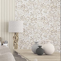 Galerie Wallcoverings Product Code: 33951 - Eden Wallpaper Collection Galerie Wallcoverings Product Code 33951 - Eden Wallpaper Collection - Floral Texture Design