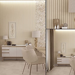 Galerie Wallcoverings Product Code: 33957 - Eden Wallpaper Collection Galerie Wallcoverings Product Code 33957 - Eden Wallpaper Collection - Wood Stripe Design
