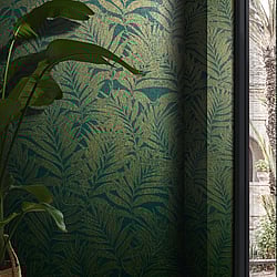 Galerie Wallcoverings Product Code: 34007 - The New Design Book Wallpaper Collection Galerie Wallcoverings Product Code 34007 - The New Design Book Wallpaper Collection - Green, Gold Colours - Botanical leaves design Design