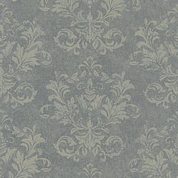Galerie Wallcoverings Product Code: 34015 - Hotel Wallpaper Collection Galerie Wallcoverings Product Code 34015 - Hotel Wallpaper Collection - Grey, Gold Colours - A textured damask Design