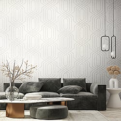 Galerie Wallcoverings Product Code: 34041 - Hotel Wallpaper Collection Galerie Wallcoverings Product Code 34041 - Hotel Wallpaper Collection - White Colours - A geometric texture design Design