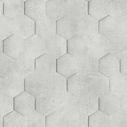 Galerie Wallcoverings Product Code: 34159 - Loft 2 Wallpaper Collection Galerie Wallcoverings Product Code 34159 - Loft 2 Wallpaper Collection - Greige Colours - 3D Geometric Hexagon Design