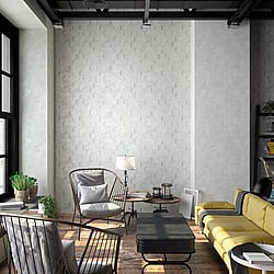 Galerie Wallcoverings Product Code: 34159 - Loft 2 Wallpaper Collection Galerie Wallcoverings Product Code 34159 - Loft 2 Wallpaper Collection - Greige Colours - 3D Geometric Hexagon Design