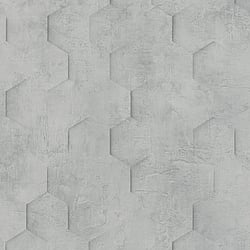 Galerie Wallcoverings Product Code: 34160 - The New Design Book Wallpaper Collection Galerie Wallcoverings Product Code 34160 - The New Design Book Wallpaper Collection - Grey Colours - 3D Geometric Hexagon Design