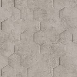 Galerie Wallcoverings Product Code: 34162 - Loft 2 Wallpaper Collection Galerie Wallcoverings Product Code 34162 - Loft 2 Wallpaper Collection - Grey Colours - 3D Geometric Hexagon Design