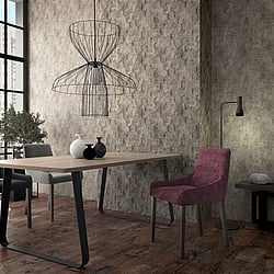 Galerie Wallcoverings Product Code: 34162 - Loft 2 Wallpaper Collection Galerie Wallcoverings Product Code 34162 - Loft 2 Wallpaper Collection - Grey Colours - 3D Geometric Hexagon Design