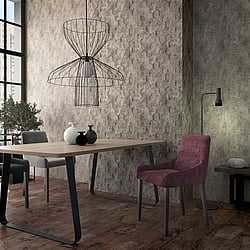 Galerie Wallcoverings Product Code: 34162 - Loft 2 Wallpaper Collection Galerie Wallcoverings Product Code 34162 - Loft 2 Wallpaper Collection - Grey Colours - 3D Geometric Hexagon Design