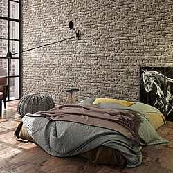 Galerie Wallcoverings Product Code: 34168 - Loft 2 Wallpaper Collection Galerie Wallcoverings Product Code 34168 - Loft 2 Wallpaper Collection - Grey Colours - Brick Texture Design