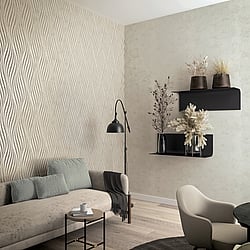 Galerie Wallcoverings Product Code: 34259 - Urban Textures Wallpaper Collection Galerie Wallcoverings Product Code 34259 - Urban Textures Wallpaper Collection - Beige Colours - Wave Design