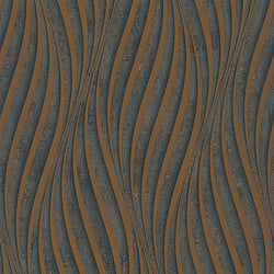 Galerie Wallcoverings Product Code: 34263 - Urban Textures Wallpaper Collection Galerie Wallcoverings Product Code 34263 - Urban Textures Wallpaper Collection - Black Copper Colours - Wave Design