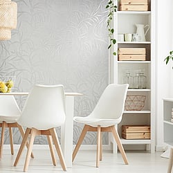 Galerie Wallcoverings Product Code: 34283 - Urban Textures Wallpaper Collection Galerie Wallcoverings Product Code 34283 - Urban Textures Wallpaper Collection - white Colours - Leaf Design