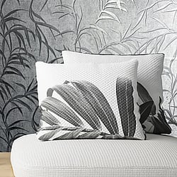 Galerie Wallcoverings Product Code: 34287 - Urban Textures Wallpaper Collection Galerie Wallcoverings Product Code 34287 - Urban Textures Wallpaper Collection - Grey Silver Colours - Leaf Design