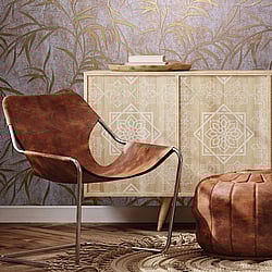 Galerie Wallcoverings Product Code: 34288 - Urban Textures Wallpaper Collection Galerie Wallcoverings Product Code 34288 - Urban Textures Wallpaper Collection - Copper Gold Colours - Leaf Design