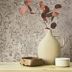 Galerie Wallcoverings Product Code: 34293 - Urban Textures Wallpaper Collection Galerie Wallcoverings Product Code 34293 - Urban Textures Wallpaper Collection - Dusky Pink Colours - Ornamental Design