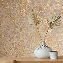 Galerie Wallcoverings Product Code: 34295 - Urban Textures Wallpaper Collection Galerie Wallcoverings Product Code 34295 - Urban Textures Wallpaper Collection - Brown Gold Colours - Ornamental Design