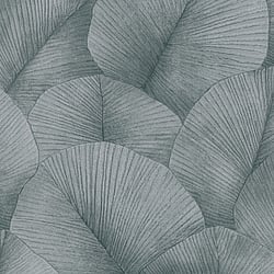 Galerie Wallcoverings Product Code: 34514 - Kumano Wallpaper Collection Galerie Wallcoverings Product Code 34514 - Kumano Wallpaper Collection - Silver Colours - Palm Leaf Design