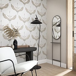 Galerie Wallcoverings Product Code: 34529 - Kumano Wallpaper Collection Galerie Wallcoverings Product Code 34529 - Kumano Wallpaper Collection - White, Beige Colours - Stork Design