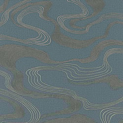 Galerie Wallcoverings Product Code: 34538 - Kumano Wallpaper Collection Galerie Wallcoverings Product Code 34538 - Kumano Wallpaper Collection - Blue Colours - Flow Design