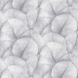 Galerie Wallcoverings Product Code: 34598 - Kumano Wallpaper Collection Galerie Wallcoverings Product Code 34598 - Kumano Wallpaper Collection - Grey Colours - Repeatable Palm Leaf Mural Design