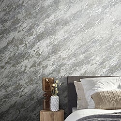 Galerie Wallcoverings Product Code: 34901 - Eclectic Wallpaper Collection Galerie Wallcoverings Product Code 34901 - Eclectic Wallpaper Collection - Grey/Gold Colours - Plaster look Design
