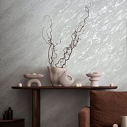 Galerie Wallcoverings Product Code: 34903 - Eclectic Wallpaper Collection Galerie Wallcoverings Product Code 34903 - Eclectic Wallpaper Collection - White/Silver Colours - Plaster look Design