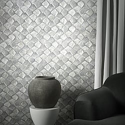 Galerie Wallcoverings Product Code: 34907 - Eclectic Wallpaper Collection Galerie Wallcoverings Product Code 34907 - Eclectic Wallpaper Collection - Grey/Gold Colours - Graphic Design