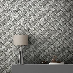 Galerie Wallcoverings Product Code: 34908 - Eclectic Wallpaper Collection Galerie Wallcoverings Product Code 34908 - Eclectic Wallpaper Collection - Grey/Silver Colours - Graphic Design