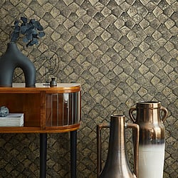 Galerie Wallcoverings Product Code: 34909 - Eclectic Wallpaper Collection Galerie Wallcoverings Product Code 34909 - Eclectic Wallpaper Collection - Gold Colours - Graphic Design