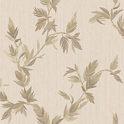 Galerie Wallcoverings Product Code 35914 - Ornamenta Wallpaper Collection - Beige Brown Colours - Thin Leaf Design