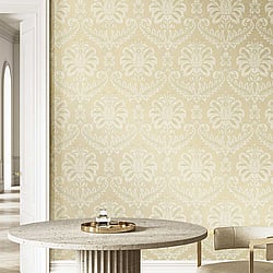 Galerie Wallcoverings Product Code 35932 - Ornamenta Wallpaper Collection - Cream Colours - Traditional Damask Design