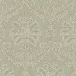 Galerie Wallcoverings Product Code 35935 - Ornamenta Wallpaper Collection - Green Colours - Traditional Damask Design