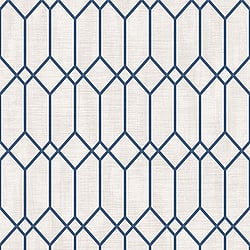 Galerie Wallcoverings Product Code: 3736 - Tendenza Wallpaper Collection Galerie Wallcoverings Product Code 3736 - Tendenza Wallpaper Collection - Blue Colours - Hexagon Trellis Design