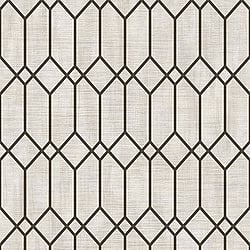 Galerie Wallcoverings Product Code: 3739 - Tendenza Wallpaper Collection Galerie Wallcoverings Product Code 3739 - Tendenza Wallpaper Collection - Grey Black Colours - Hexagon Trellis Design