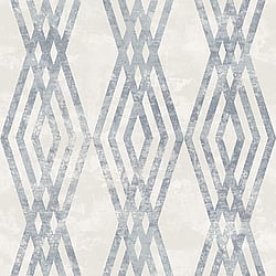 Galerie Wallcoverings Product Code: 3767 - Tendenza Wallpaper Collection Galerie Wallcoverings Product Code 3767 - Tendenza Wallpaper Collection - White Blue Colours - Trellis Stripe Design