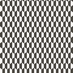 Galerie Wallcoverings Product Code: 3779 - Tendenza Wallpaper Collection Galerie Wallcoverings Product Code 3779 - Tendenza Wallpaper Collection - White Black Colours - Hexagon Mono Motif Design