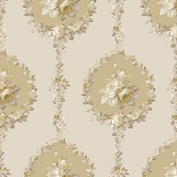 Galerie Wallcoverings Product Code: 3902 - Italian Damasks 3 Wallpaper Collection Galerie Wallcoverings Product Code 3902 - Italian Damasks 3 Wallpaper Collection - Gold Beige Colours - Traditional Floral Design