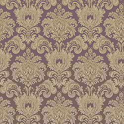 Galerie Wallcoverings Product Code: 3937 - Italian Damasks 3 Wallpaper Collection Galerie Wallcoverings Product Code 3937 - Italian Damasks 3 Wallpaper Collection - Plum Gold Colours - Damask Design
