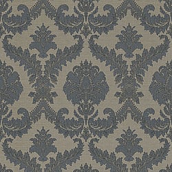 Galerie Wallcoverings Product Code: 3946 - Italian Damasks 3 Wallpaper Collection Galerie Wallcoverings Product Code 3946 - Italian Damasks 3 Wallpaper Collection - Blue Beige Gold Colours - Damask Design