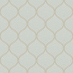 Galerie Wallcoverings Product Code: 3955 - Italian Damasks 3 Wallpaper Collection Galerie Wallcoverings Product Code 3955 - Italian Damasks 3 Wallpaper Collection - Blue Gold Colours - Floral Trellis Design