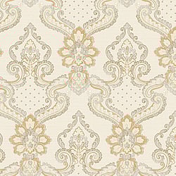 Galerie Wallcoverings Product Code: 42503 - Opulence Wallpaper Collection Galerie Wallcoverings Product Code 42503 - Opulence Wallpaper Collection - Gold Cream Colours - Luxury Italian Damask Design