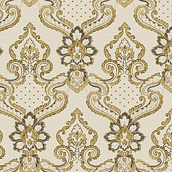 Galerie Wallcoverings Product Code: 42507 - Opulence Wallpaper Collection Galerie Wallcoverings Product Code 42507 - Opulence Wallpaper Collection - Gold Brown Colours - Luxury Italian Damask Design