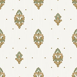 Galerie Wallcoverings Product Code: 42515 - Opulence Wallpaper Collection Galerie Wallcoverings Product Code 42515 - Opulence Wallpaper Collection - Green Gold Cream Colours - Italian Motif Design