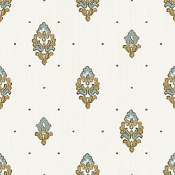 Galerie Wallcoverings Product Code: 42516 - Opulence Wallpaper Collection Galerie Wallcoverings Product Code 42516 - Opulence Wallpaper Collection - Cream Blue Colours - Italian Motif Design