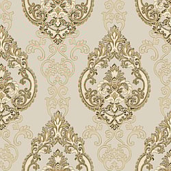 Galerie Wallcoverings Product Code: 42527 - Opulence Wallpaper Collection Galerie Wallcoverings Product Code 42527 - Opulence Wallpaper Collection - Gold Colours - Large Damask Design