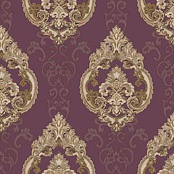 Galerie Wallcoverings Product Code: 42528 - Opulence Wallpaper Collection Galerie Wallcoverings Product Code 42528 - Opulence Wallpaper Collection - Red Colours - Large Damask Design