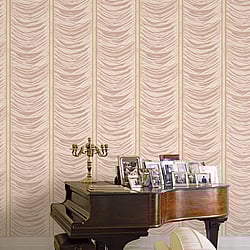 Galerie Wallcoverings Product Code: 42544 - Opulence Wallpaper Collection Galerie Wallcoverings Product Code 42544 - Opulence Wallpaper Collection - Pink Colours - Drape Effect Design