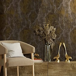 Galerie Wallcoverings Product Code: 42579 - Italian Textures 3 Wallpaper Collection Galerie Wallcoverings Product Code 42579 - Italian Textures 3 Wallpaper Collection - Brown Gold Colours - Marble Texture Design